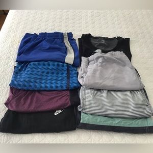 Bundle Mens XL Shorts Bathing Suits shirt Nike Under Armour CK